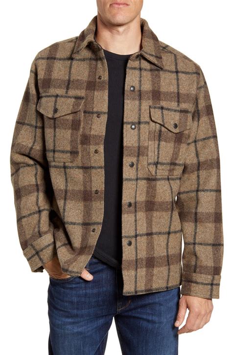 extra long flannel jacket.